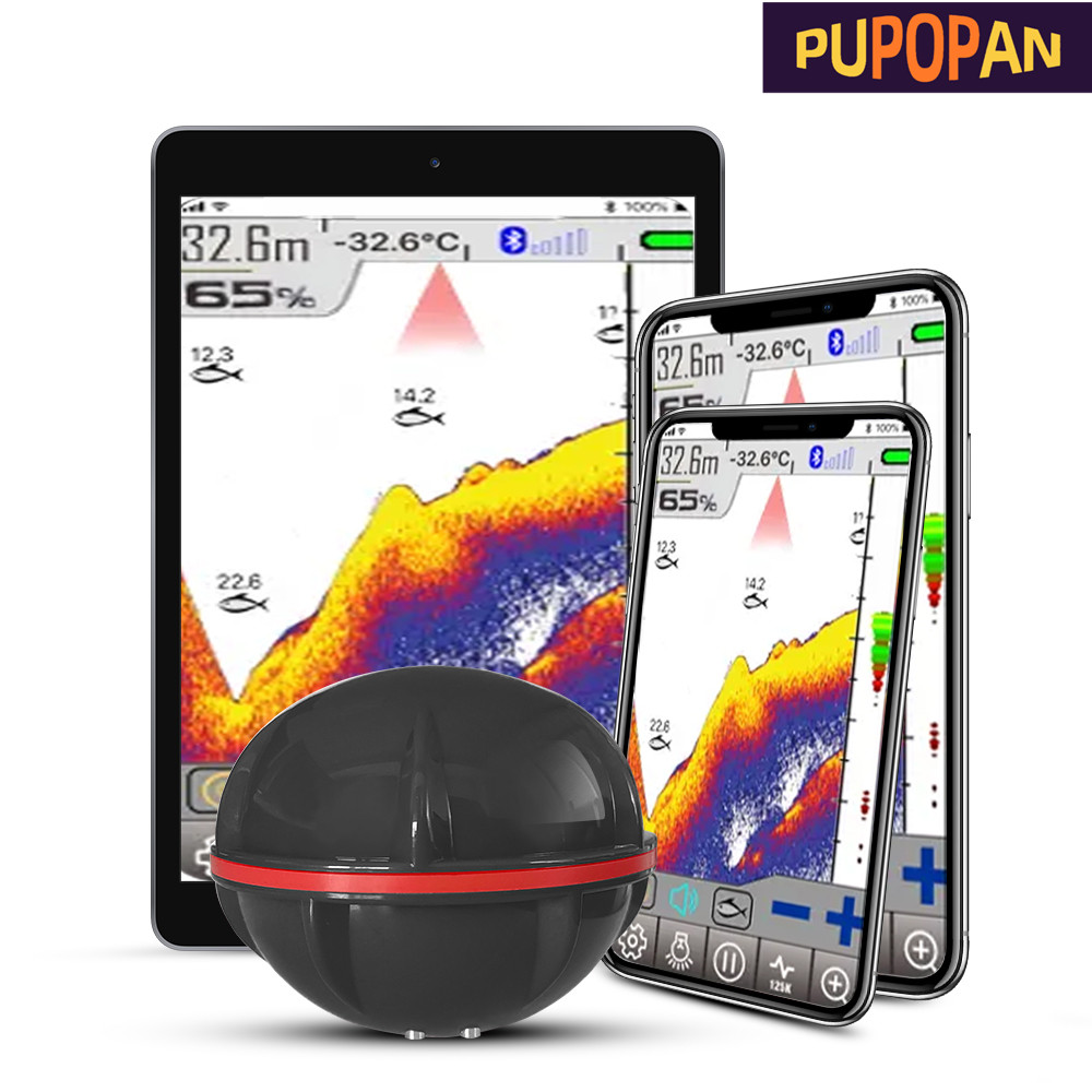 Fishing Equipment In English - PuPoPan Drahtlose Bluetooth Smart Sonar Fisch