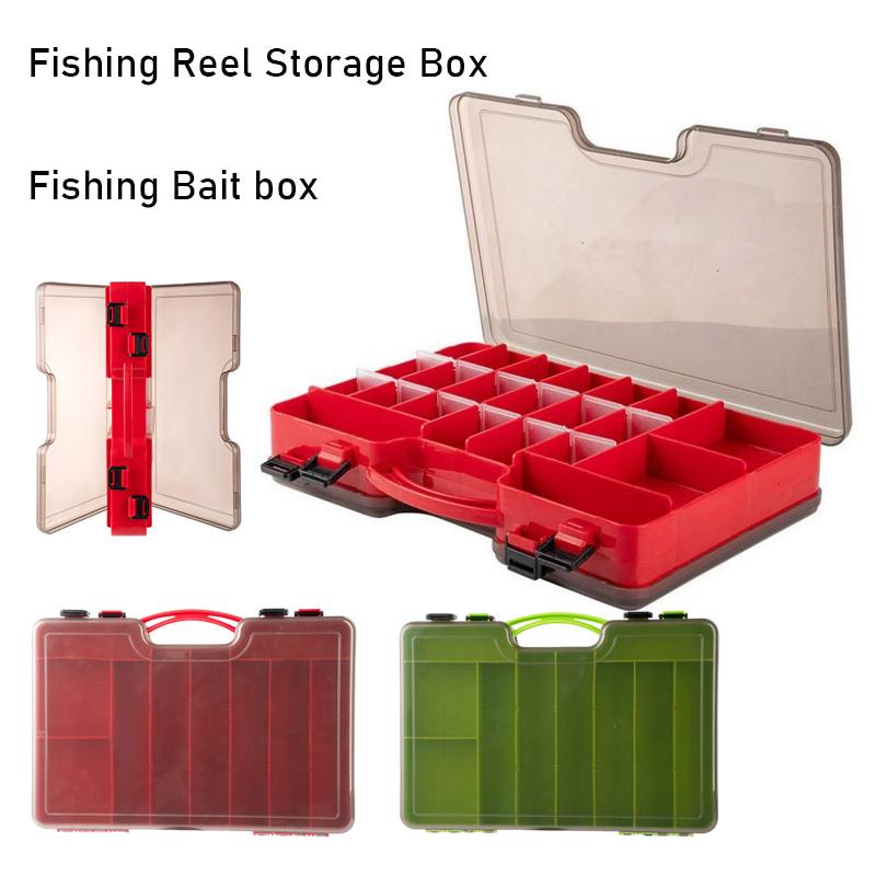 Fishing Equipment Jet - Doppelschichtige Angelköderbox mit Großer Kapazität, Angelrollen-Aufbewahrungsbox