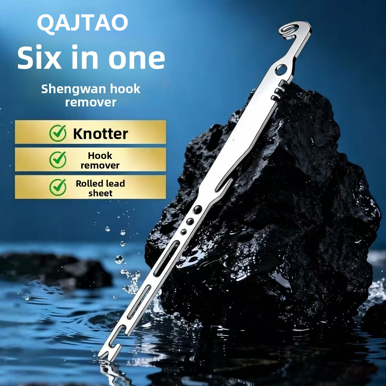 Fishing Equipment Pictures - QAJTAO 4-teiliges 6-in-1-Set aus Edelstahl zum