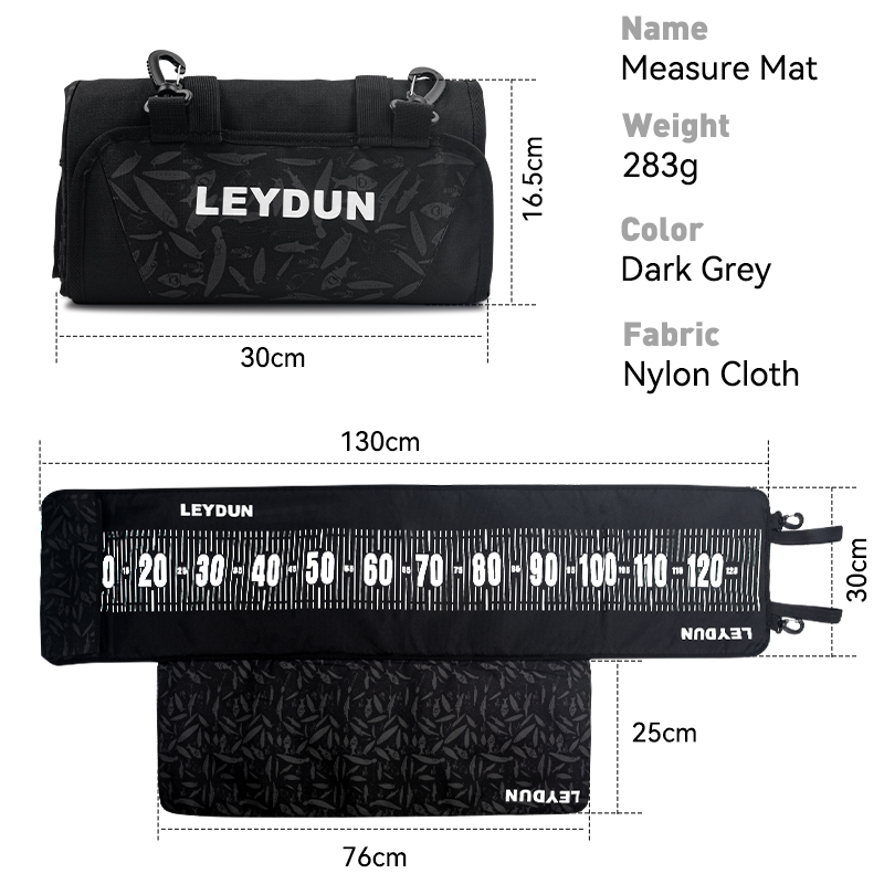 LEYDUN 125 cm Fisch-Messmatte, – Fishing Equipment Hanger Bewertung und Preis
